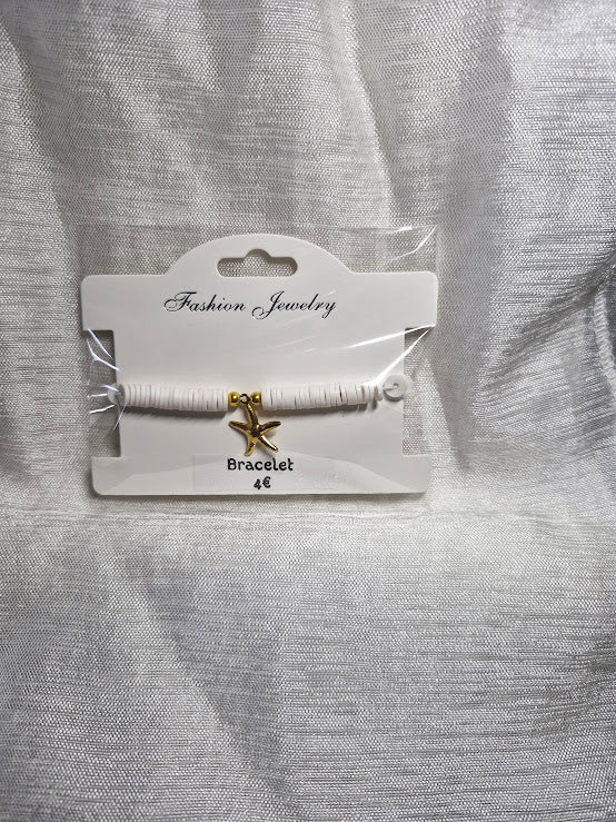 Bracelets perle plate breloque