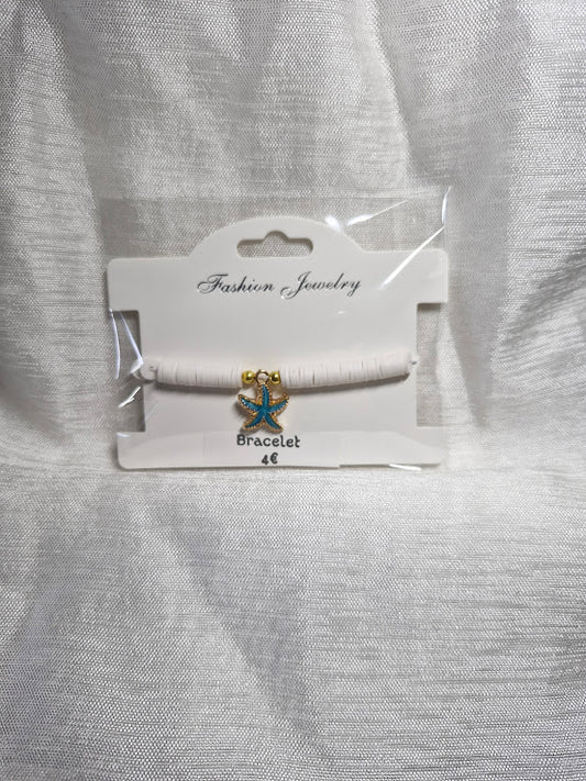 Bracelets perle plate breloque