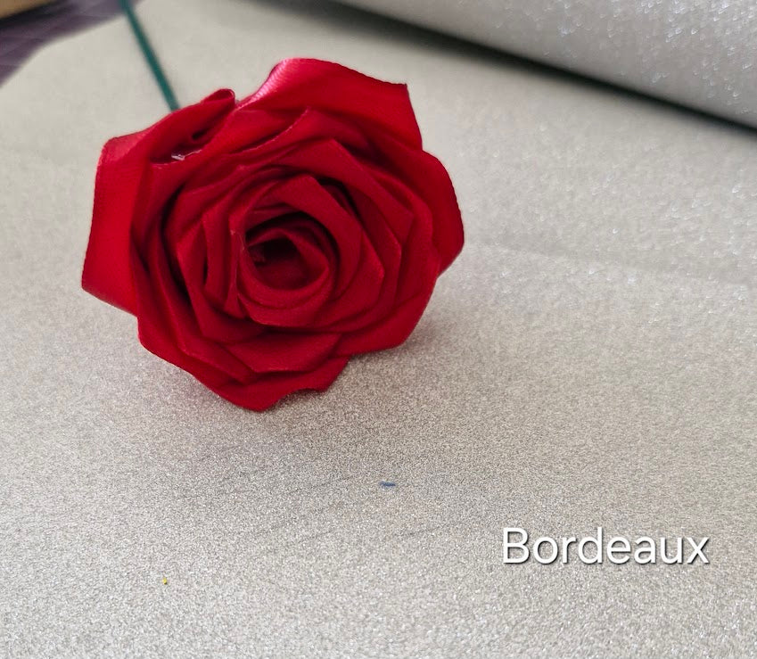 Roses éternelles en satin