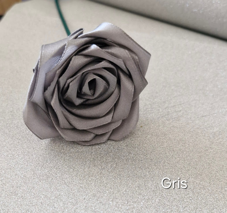Roses éternelles en satin