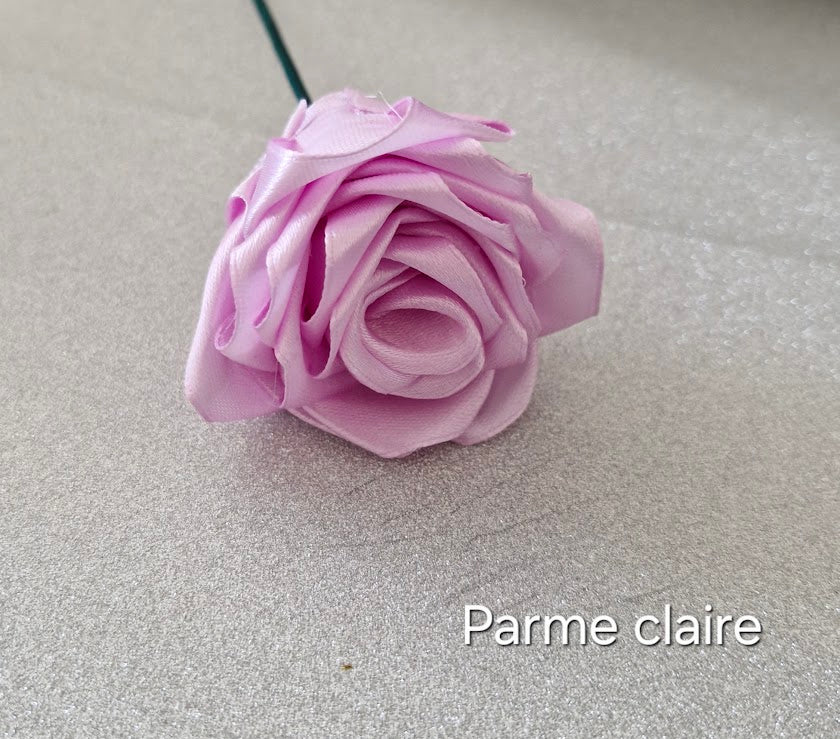 Roses éternelles en satin