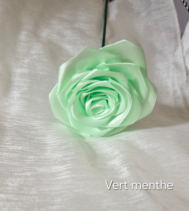 Roses éternelles en satin