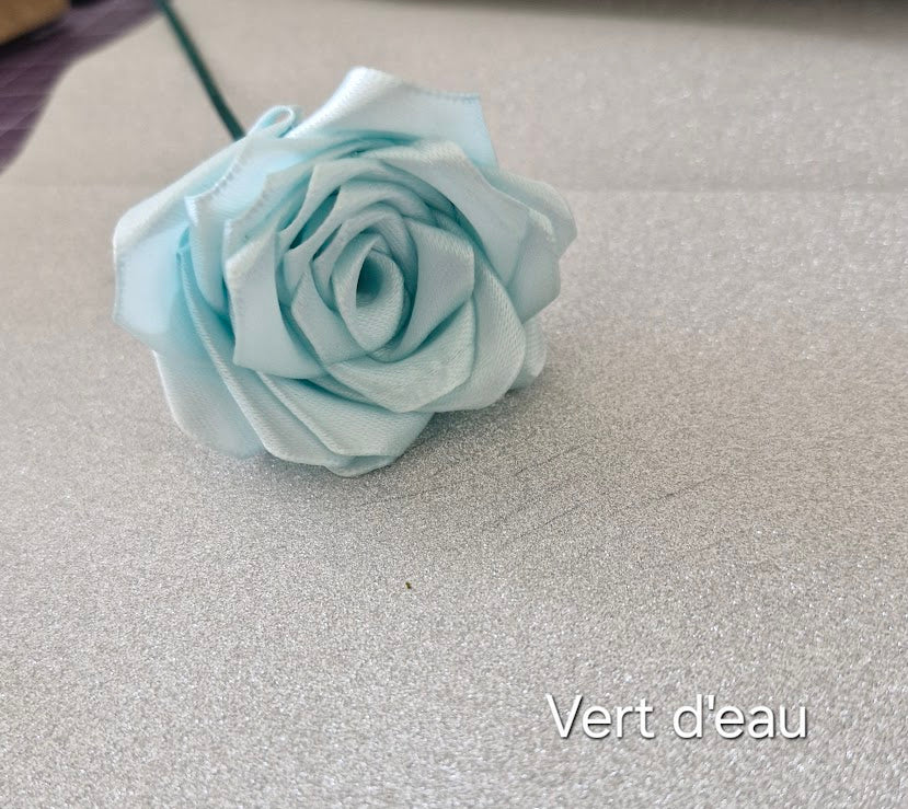 Roses éternelles en satin