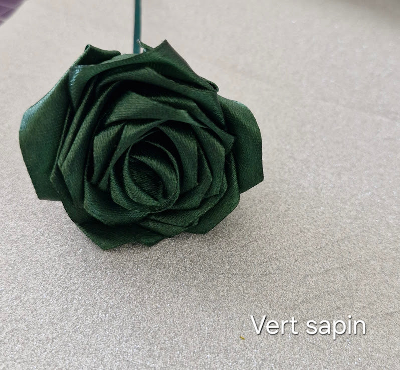Roses éternelles en satin