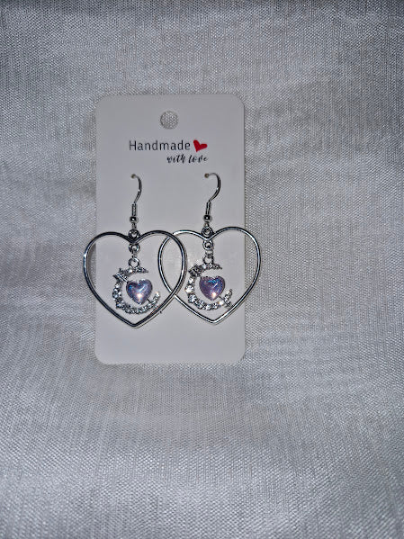 Boucles d'oreilles cœur