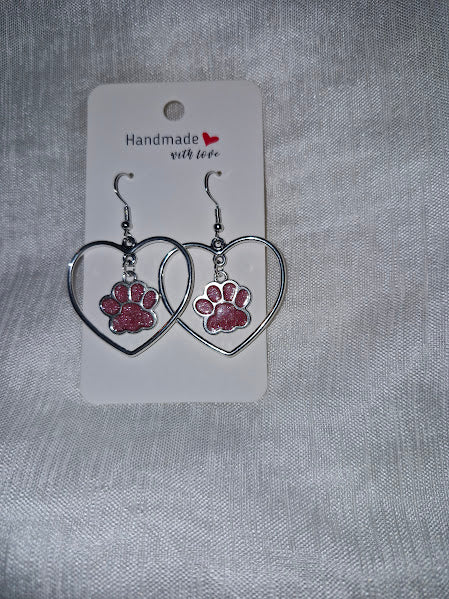 Boucles d'oreilles cœur