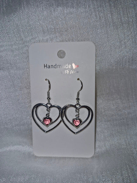 Boucles d'oreilles cœur