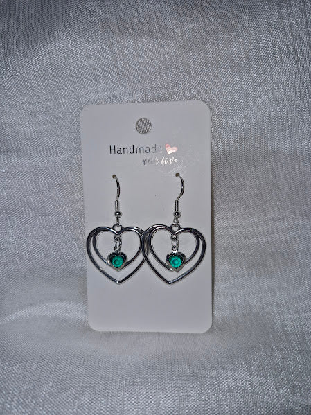 Boucles d'oreilles cœur