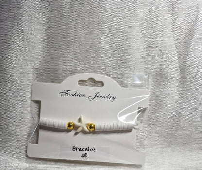 Bracelet perle plate étoile de mer
