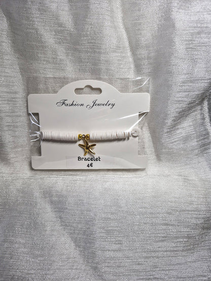 Bracelets perle plate breloque