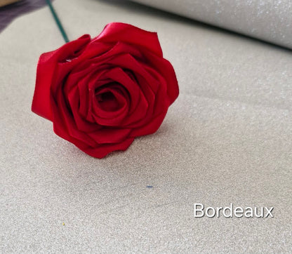 Roses éternelles en satin