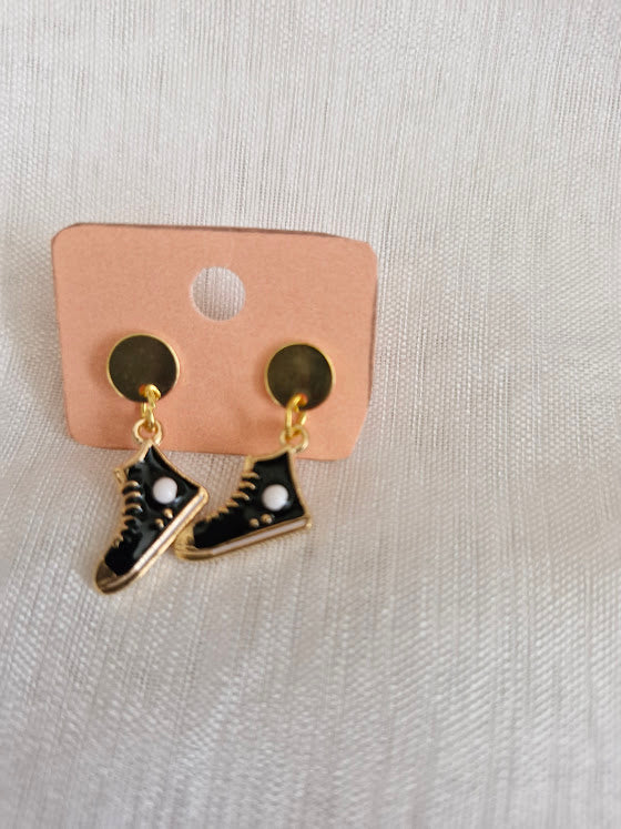 Boucles d'oreilles clou plat