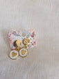 Boucles d'oreilles clou plat