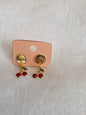 Boucles d'oreilles clou plat