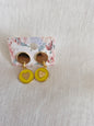 Boucles d'oreilles clou plat