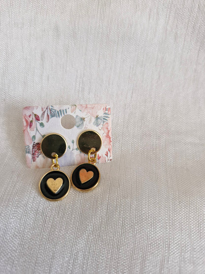 Boucles d'oreilles clou plat