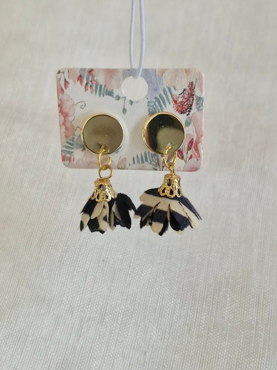 Boucles d'oreilles clou plat