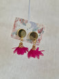 Boucles d'oreilles clou plat