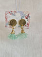 Boucles d'oreilles clou plat