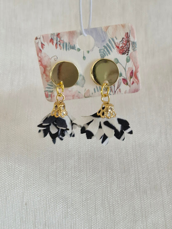 Boucles d'oreilles clou plat