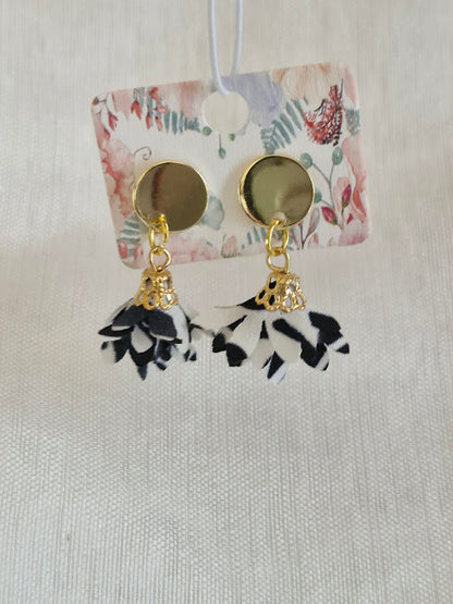 Boucles d'oreilles clou plat