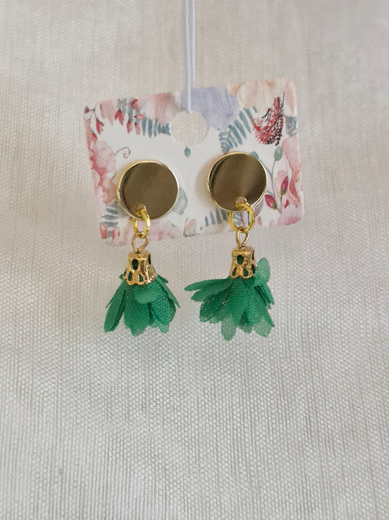 Boucles d'oreilles clou plat