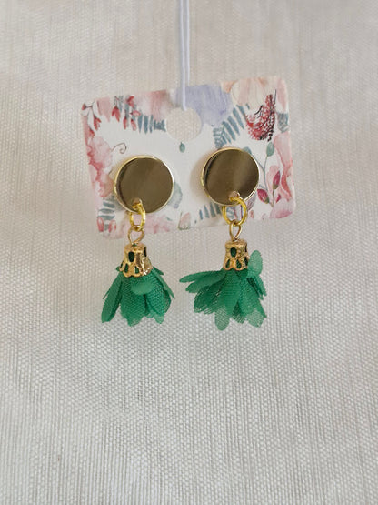 Boucles d'oreilles clou plat