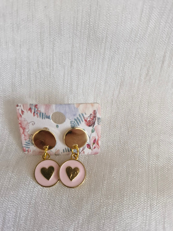 Boucles d'oreilles clou plat