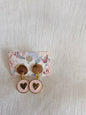 Boucles d'oreilles clou plat