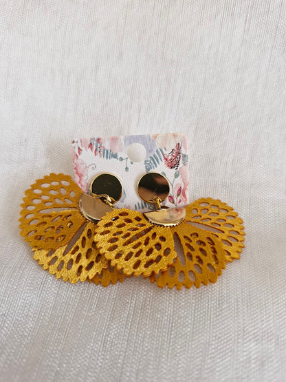 Boucles d'oreilles clou plat