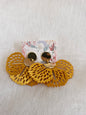 Boucles d'oreilles clou plat