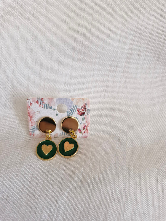 Boucles d'oreilles clou plat