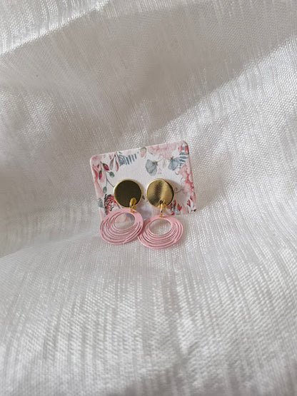 Boucles d'oreilles clou plat