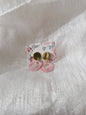 Boucles d'oreilles clou plat