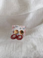 Boucles d'oreilles clou plat