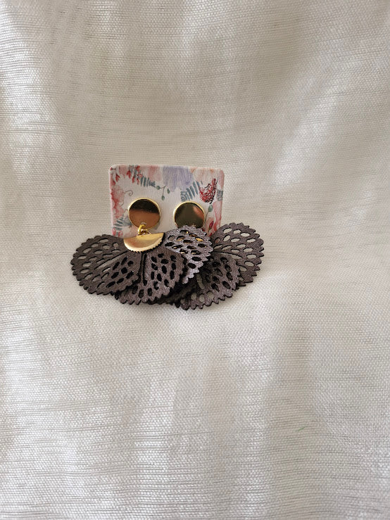 Boucles d'oreilles clou plat