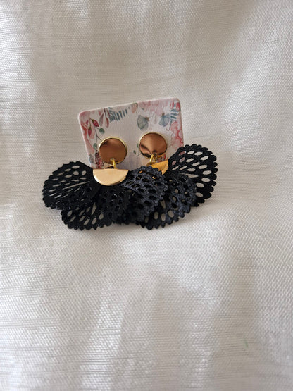 Boucles d'oreilles clou plat
