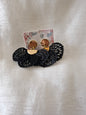 Boucles d'oreilles clou plat