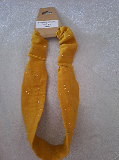 Bandeaux élastique en Double Gaze