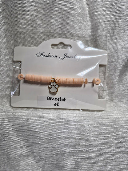 Bracelets perle plate breloque