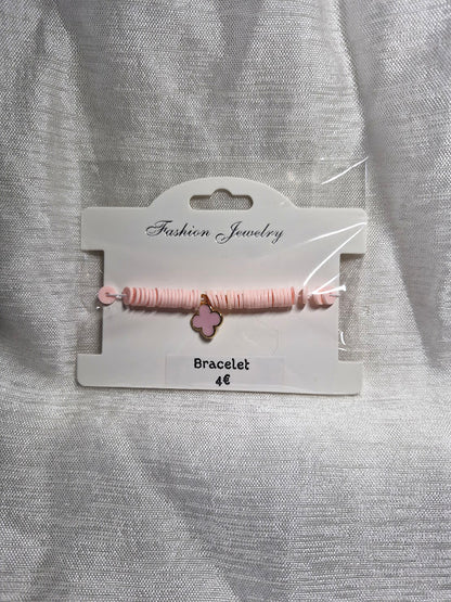 Bracelets perle plate breloque