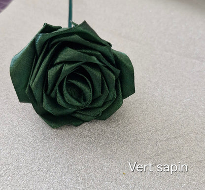 Roses éternelles en satin