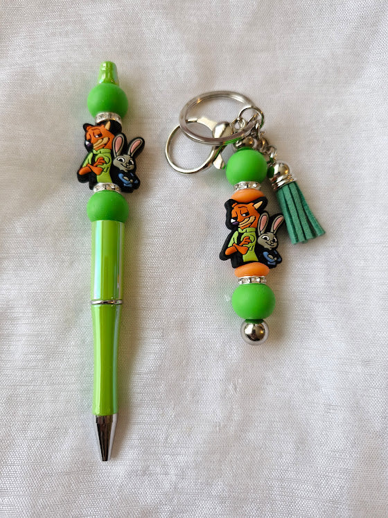 Duo stylo porte clé