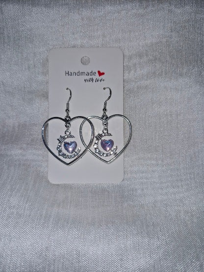 Boucles d'oreilles cœur