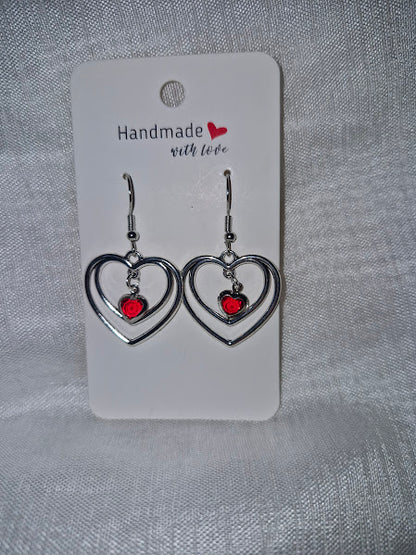 Boucles d'oreilles cœur