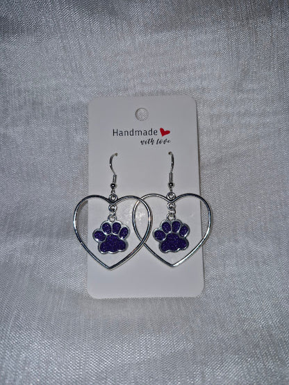 Boucles d'oreilles cœur