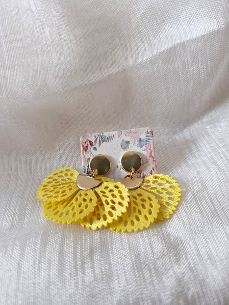 Boucles d'oreilles clou plat