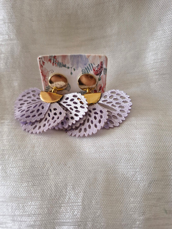 Boucles d'oreilles clou plat