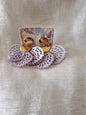 Boucles d'oreilles clou plat