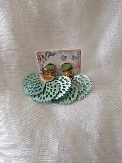 Boucles d'oreilles clou plat